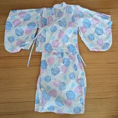 女の子浴衣　簡単着付け　帯なし