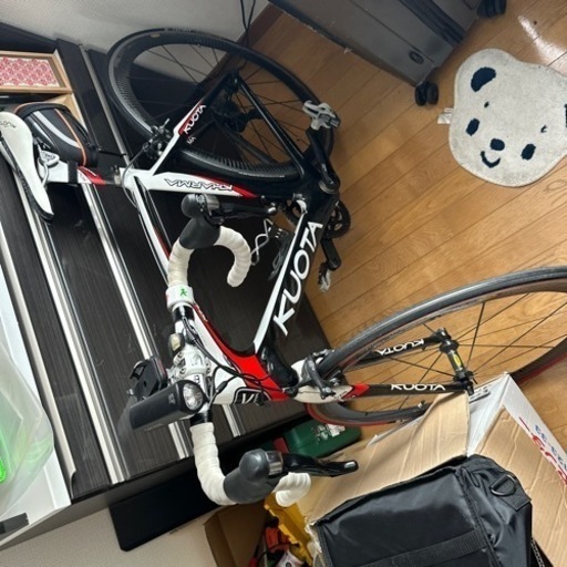 マビック付き　クォータ KHARMA EVO（ホワイト/レッド）