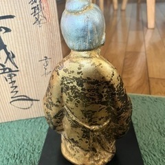 無我童子 横山大観 鋳造置物  の画像