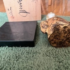 無我童子 横山大観 鋳造置物  の画像