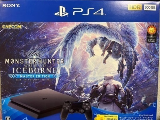 PS4  モンスターハンターマスターエディション　本体＋ソフト