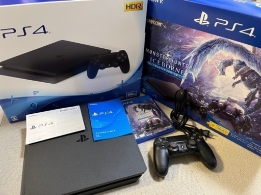 PS4  モンスターハンターマスターエディション　本体＋ソフト