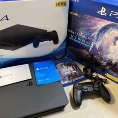 PS4  モンスターハンターマスターエディション　本体＋ソフトの画像