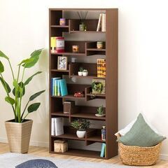 ニトリのオープン書棚（中古品）きれいでまだまだ使えます　値段を下...