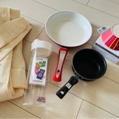 まとめて新生活品 中古品 フライパン お茶ポット キッチンタイマ...