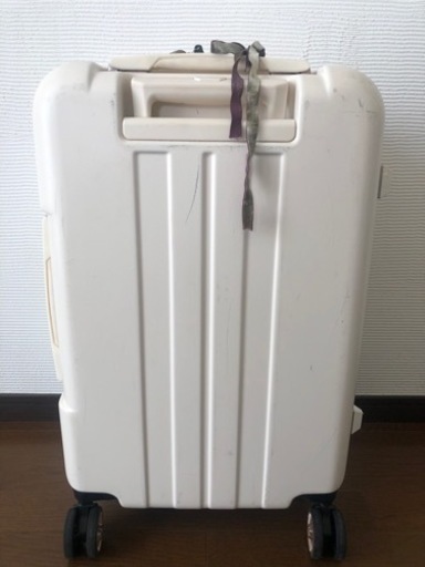 レジェンドウォーカー　スーツケース (3 ～ 5泊 / 48～55L / ホワイトカーボン) 軽量 旅行用 (拡張機能/TSAロック/ダブルキャスター) キャリーケース バッグ [5122-55-WHCB]