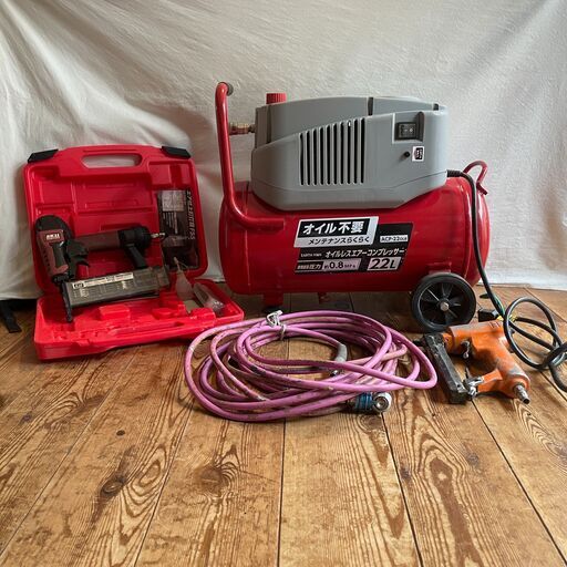 決まりました/エアコンプレッサ・ネイラ・エア仕上釘打機（フィニッシュネイラ）