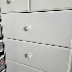 チェスト 収納 棚 ホワイト 4月中旬までの画像