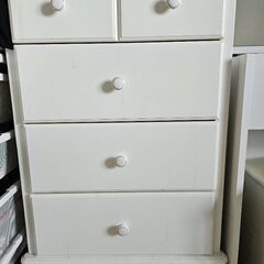 チェスト 収納 棚 ホワイト 4月中旬まで