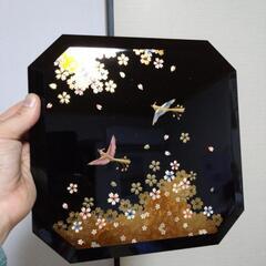 【弁当箱】面取松花堂　桜の精（未使用品）の画像