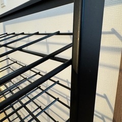 【値下げ】マットなスチールラック…質感が良く高見えしますの画像
