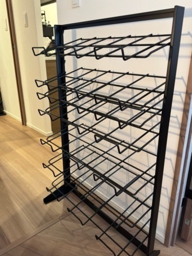 【値下げ】マットなスチールラック…質感が良く高見えします