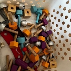 GOULA  大工　木のおもちゃ（2セット分）の画像