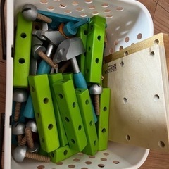 GOULA  大工　木のおもちゃ（2セット分）の画像