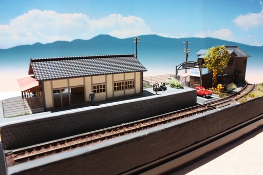 ブランド通販サイト Nゲージ ジオラマ 「幸堤駅」 ジオコレ ストラクチャー 鉄道模型 鉄道模型