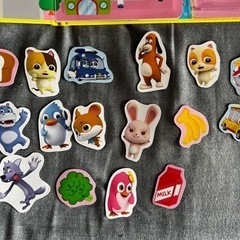 ベビーバス たのしい いちにち　マグネットシール絵本の画像