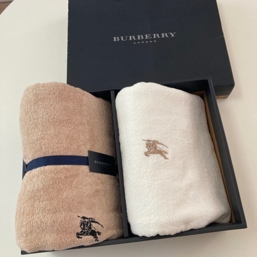 バーバリー　タオルケット　タオルシーツ　新品