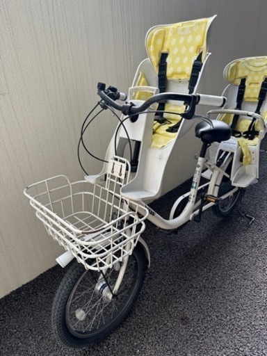 ブリヂストン ビッケ ホワイト 20インチ 前後子供のせ自転車 非電動タイプ