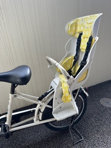 ブリヂストン ビッケ ホワイト 20インチ 前後子供のせ自転車 非電動タイプ