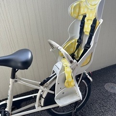 ブリヂストン ビッケ ホワイト 20インチ 前後子供のせ自転車 非電動タイプ