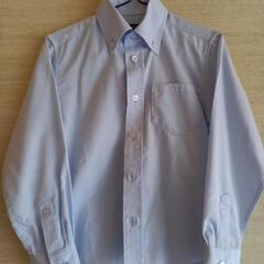 入学 卒園 子供シャツ 水色 110