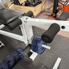 WILD FIT マルチベンチ、ダンベルプレートセット（計35kg）の画像
