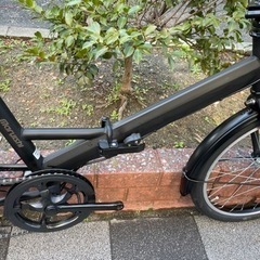 🔶新車🔶マルイシ　折畳自転車　20インチ　SHIMANO/外装6段変速　LEDダイナモライト　マットブラック　の画像