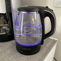 ハゴオギ (HAGOOGI) 電気ケトル 1.2L 【LEDライ...