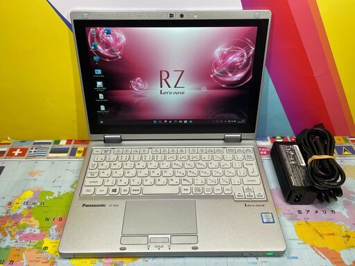 JC0111 パナソニック LET レッツノート CF-RZ6 タッチパネル 超軽量 美品