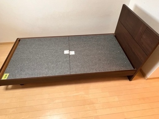 シングルベッド　マットレス付き