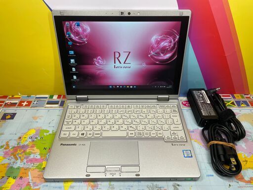 JC0122 美品 LET パナソニック タッチパネル 10.1型 CF-RZ6 コンパクト Win11