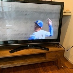 TOSHIBA REGZA 37Z9500 37型　テレビ+テレビ台の画像