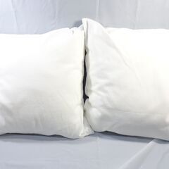 Francfranc EMB オーナメント クッションカバー 450×450 ホワイト×シルバー 2枚セットの画像