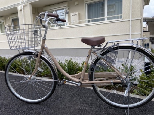 【取引中】自転車26インチ　ママチャリ　内装3段　オートライト