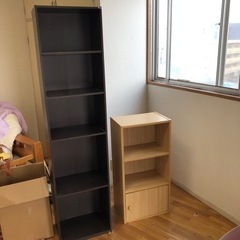 カラーボックス、本棚