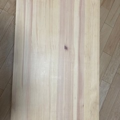 無印良品　木のテーブルの画像
