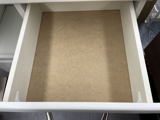 ミドルレンジボード ソフトクローズ 幅74×奥行42×高さ84ｃｍ キャスター付き ホワイト 白 札幌市手稲区