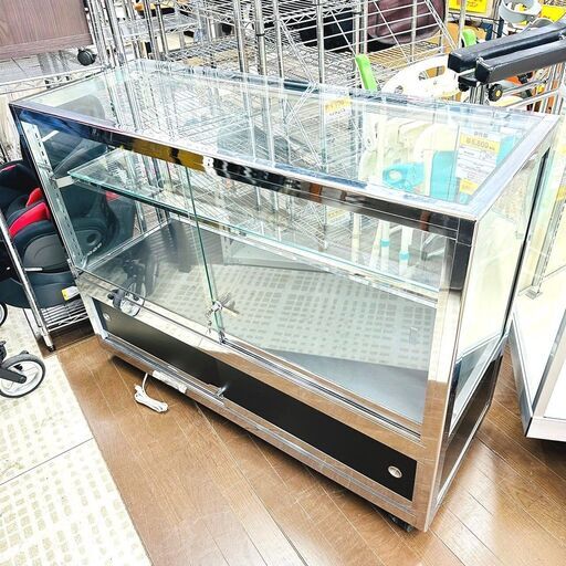 メーカー不明 ガラスケース 宝飾ケース 飾り棚 ショーケース