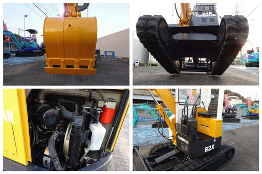 ヤンマー～YANMAR B2X:中古油圧ショベル◆2.0ｔ◆ミニユンボガチャック仕様/シリンダーオイルシール全交換済み