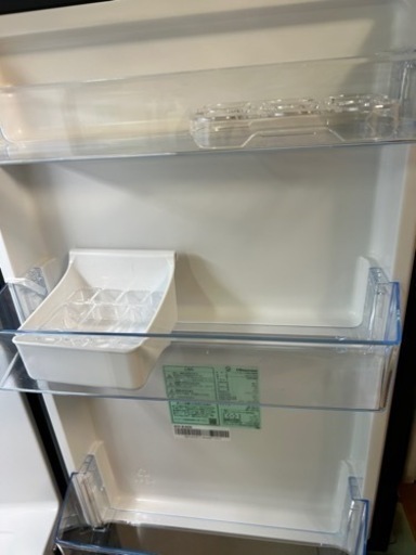 【美品】冷蔵庫コンパクト自動霜取り162L ハイセンス