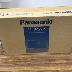 【美品】Panasonic コンパクトステレオシステム 2023年製 SC-HC420-K