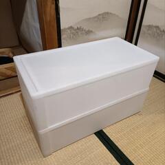 【2個セット】CAINZの引き出し衣装ケースロング Mの画像