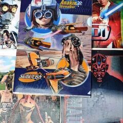 スター・ウォーズ、クリア＆３Dファイル計８枚の画像