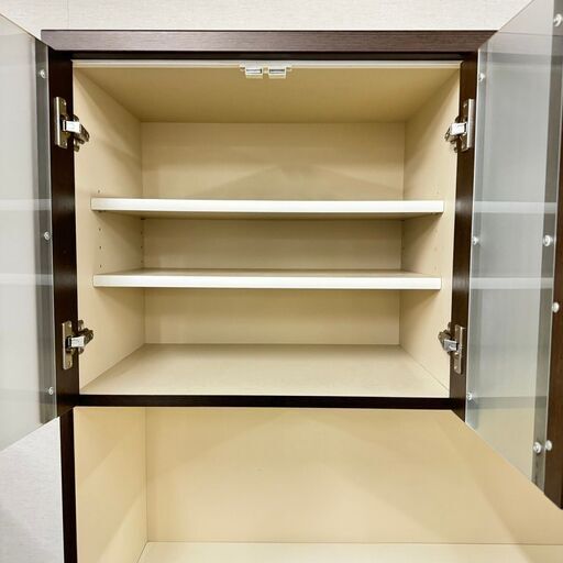 W 16472   3枚扉キッチンボード　食器棚   ◆大阪市内・東大阪市他 5,000円以上ご購入で無料配達いたします！◆ ※京都・