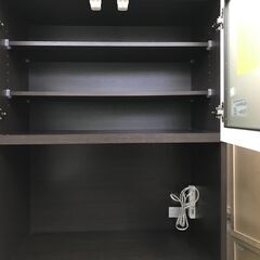 ニトリ コパン80 キッチンボード レンジボード 食器棚 レンジ台 幅80cm