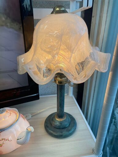 リサイクルショップどりーむ鹿大前店　No8958 ランプ　卓上　関節照明　アンティーク調　オシャレ♪
