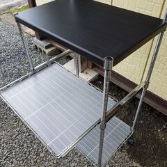 レンジ台　キッチンラック　スチールラック　メタルラックの画像
