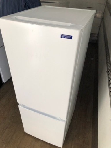 北九州市内配送無料　保証付き　YAMADASELECT(ヤマダセレクト） YRZF15G1 2ドア冷蔵庫 (156L・右開き) ホワイト