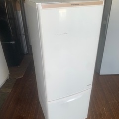 福岡市内配送設置無料　パナソニック 168L 2ドア冷蔵庫【右開き】Panasonic NR-B177W のJoshinオリジナルモデル NR-BW177C