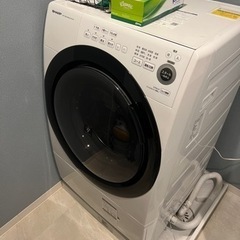 SHARPドラム式洗濯乾燥機 ホワイト系 ES-S7F-WL [洗濯7.0kg /乾燥3.5